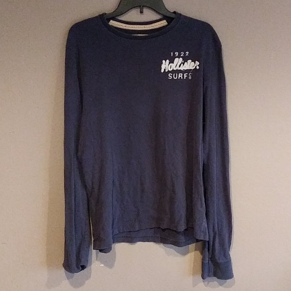 HOLLISTER blue long sleeve tee